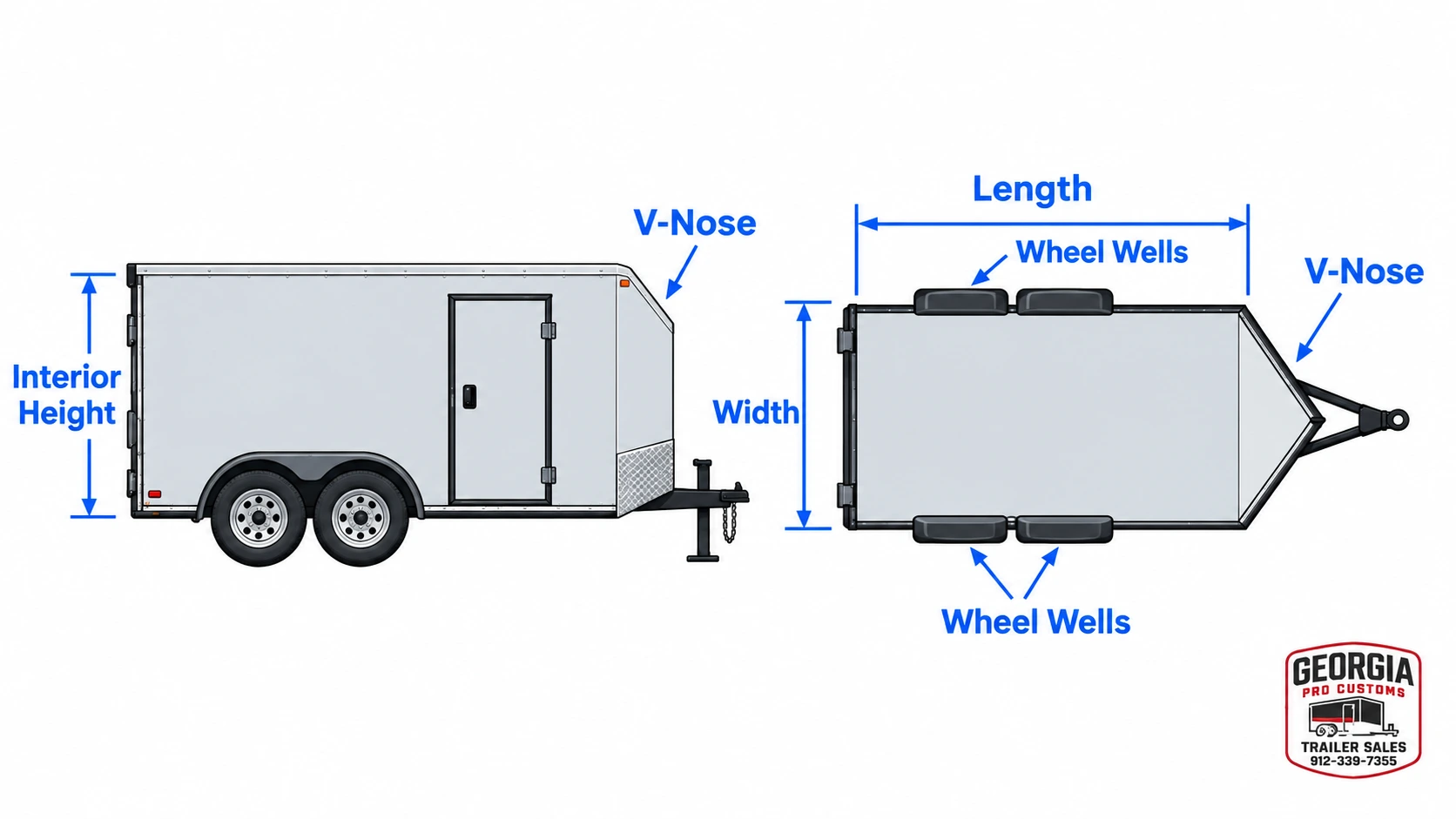 Enclosed Trailer Sizes Explained for Every Cargo and Tow Vehicle 1 enclosed trailer sizes